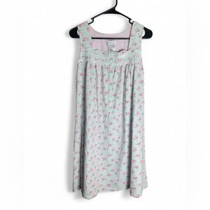NWT Celestial Dreams 100% Cotton Floral Nightgown - Size Small